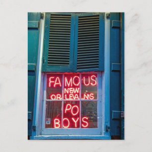 NOLA Poboys Vykort