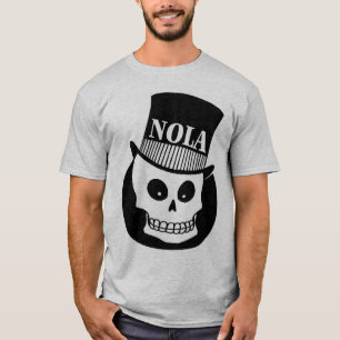 NOLA Skull i Top hat T-shirt