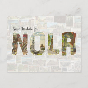 NOLA spara datumvykortet Vykort