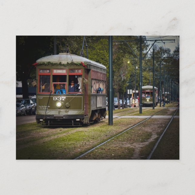 NOLA Streetcar Vykort (Framsida)