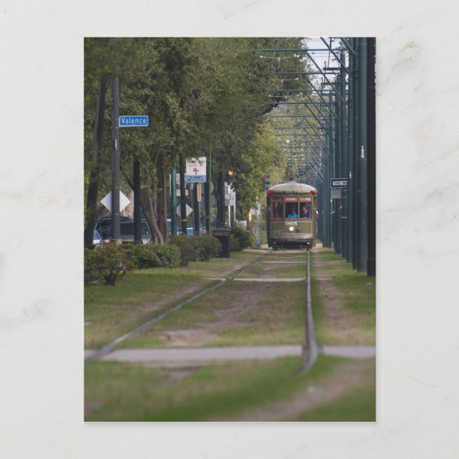 NOLA Streetcar Vykort (Framsida)