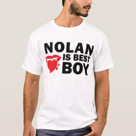 Nolan är den bäst pojken tänder T-tröja T Shirt