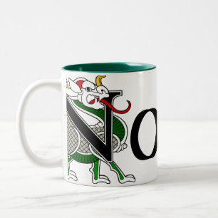 Nolan Celtic drakemugg Två-Tonad Mugg