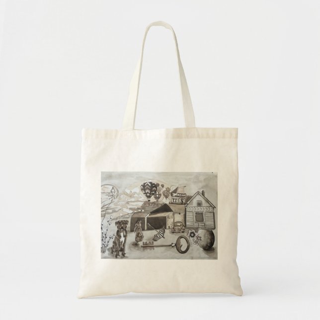 Nolan Collage Tygkasse (Framsidan)