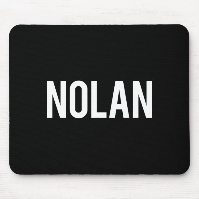 Nolan - Cool New Funny Name Fan Gift Tee  Musmatta (Framsidan)