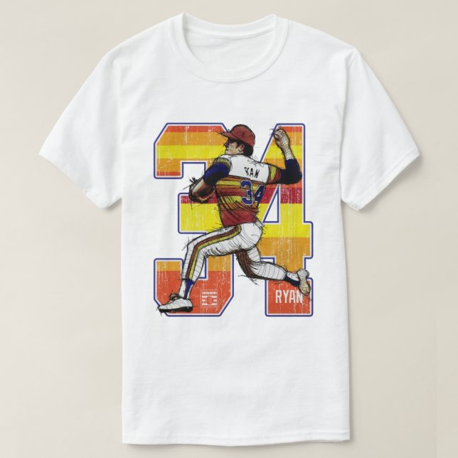 Nolan Ryan Heat T Shirt (Design framsida)