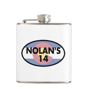 Nolans 14 Colorado Flagga Oval Fickplunta