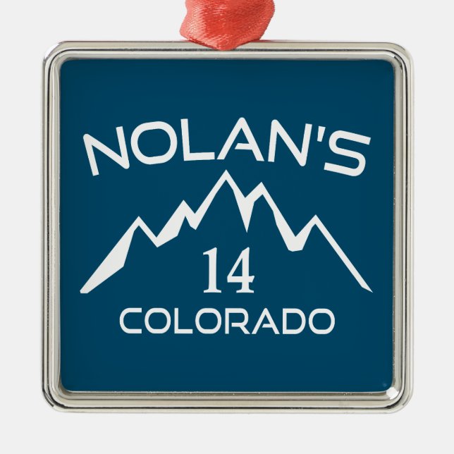 Nolans 14 Colorado Julgransprydnad Metall (Framsidan)