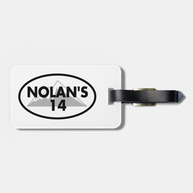 Nolans 14 Colorado Oval Bagagebricka (Baksida Vågrät)