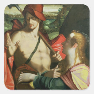 Noli Me Tangere 2 Fyrkantigt Klistermärke