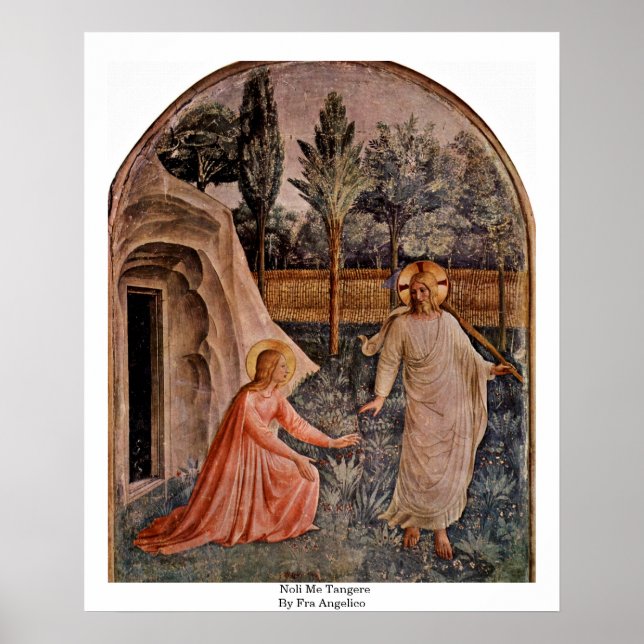 Noli Me Tangere by Fra Angelico Poster (Framsidan)