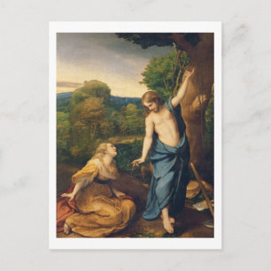 Noli Me Tangere, c.1534 (olja på canvas) (för deta Vykort