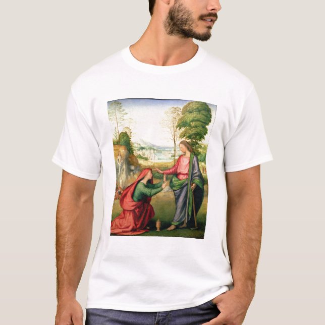 Noli mig Tangere, c.1508 (olja på kanfas) Tee (Framsida)