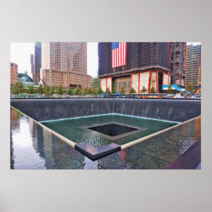 Noll 911-minnesmärke poster