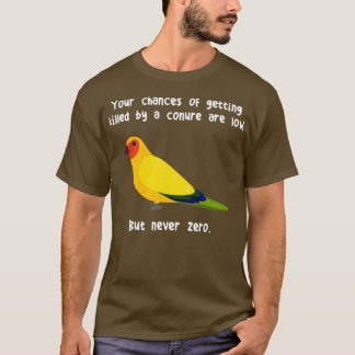 Noll aldrig Sol Conure 1 T Shirt