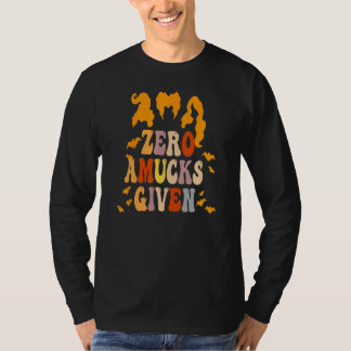Noll Amucks Får Amok Med Fladdermus Halloween Häxa T Shirt