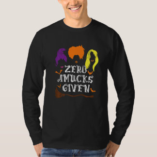 Noll Amucks Får Amok Med Fladdermus Halloween Häxa T Shirt