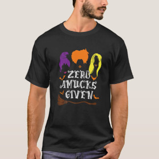 Noll Amucks Får Amok Med Fladdermus Halloween Häxa T Shirt