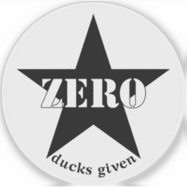 Noll Ankor med stjärnor (svart) Klistermärken