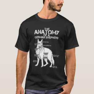 Noll Bark 30-anatomi hos tysk shepherd för mig T Shirt