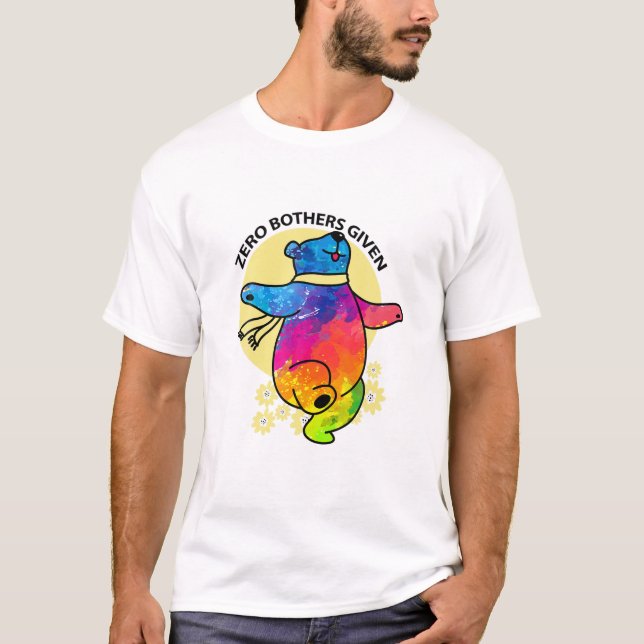 Noll Bothers given Tie Dye Dancing Bear Funny Bear T Shirt (Framsida)