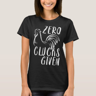 Noll Clucks med Chicken Amp Farmer T Shirt