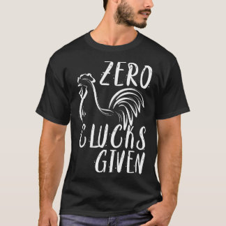 Noll Clucks med Chicken Amp Farmer T Shirt