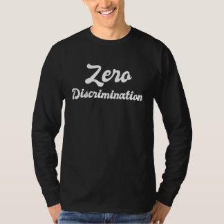 Noll Diskriminering Lika Rättigheter Antirasism St T Shirt