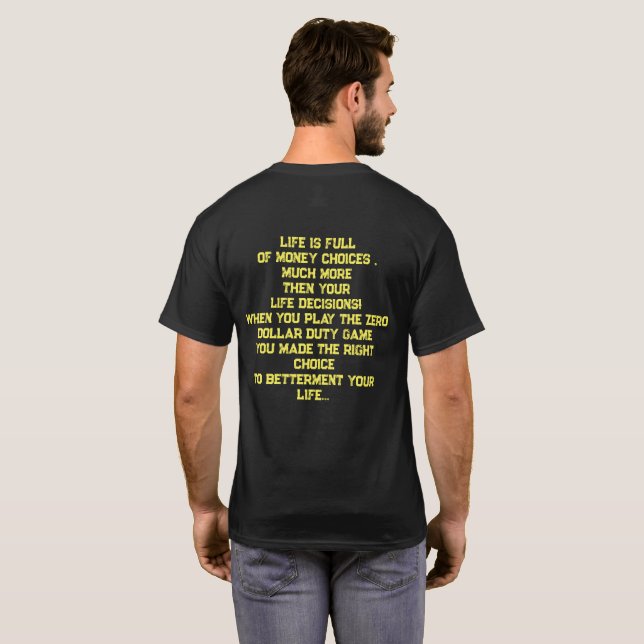 Noll Dollar Duty T Shirt (Hel baksida)