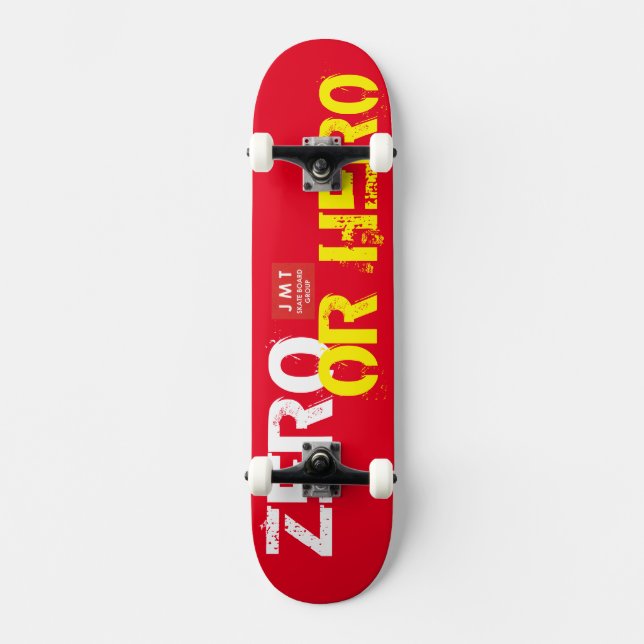 NOLL ELLER HJÄLTE Skateboard (Framsida)