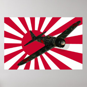 Noll Fighter-flygplan Poster