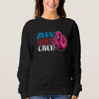 Noll flockar givna Djur Flamingo för män kvinnor T Shirt