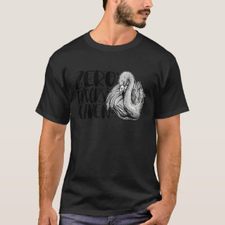 Noll flockar givna  Djur  Flamingo för män kvinnor T Shirt
