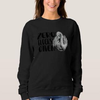 Noll flockar givna Djur Flamingo för män kvinnor T Shirt