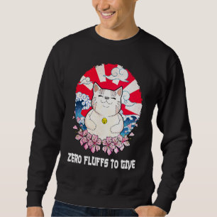 Noll Fluffar att Ge Katt Katt Mamma Kattunge Katt Lång Ärmad Tröja