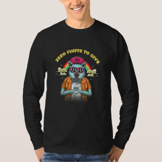 Noll Fluffar Att Ge Katt Katt Mamma Kattunge Katt  T Shirt