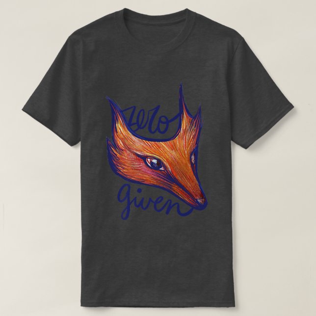 Noll Fox med premium T-Shirt (Design framsida)