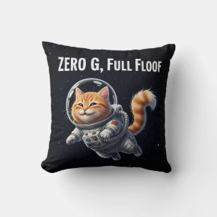 Noll G, Full Fluff! Bedårande Rymdkatt Kudde