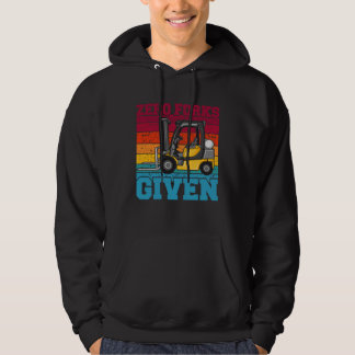 Noll gafflar Given gaffeltruck lager logistik Hoodie