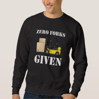Noll gafflar Given gaffeltruck Lång Ärmad Tröja
