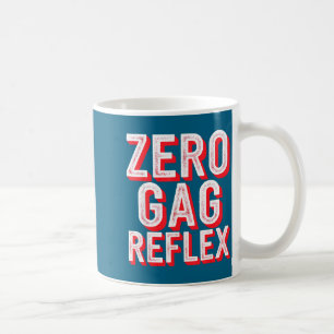 Noll gagreflex, meme rolig sängparty kaffemugg