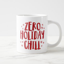 Noll helgdag-kyllen roligt faux red glitter jul jumbo mugg