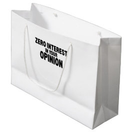 Noll Intresse För Din Åsikt Minimalist