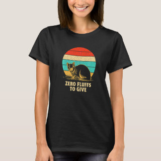 Noll Ludd att Ge Katt Kattmamma Kattunge Kattpappa T Shirt