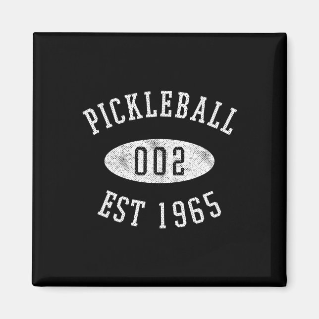 Noll noll två fina Pickleball Magnet (Framsidan)