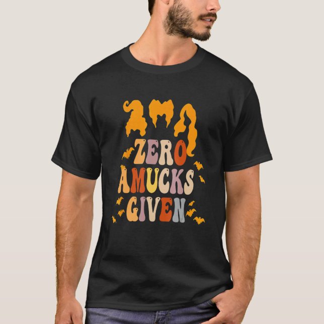 Noll påssjuka som givits ammuck med Fladdermus Hal T Shirt (Framsida)