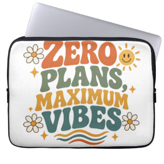 Noll Planer Maximalt Stämning Retro Boho Blommig C Laptop Fodral