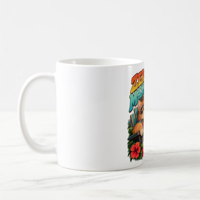 Noll Planer Maximalt Vibe Kattmugg Kaffemugg (Vänster)