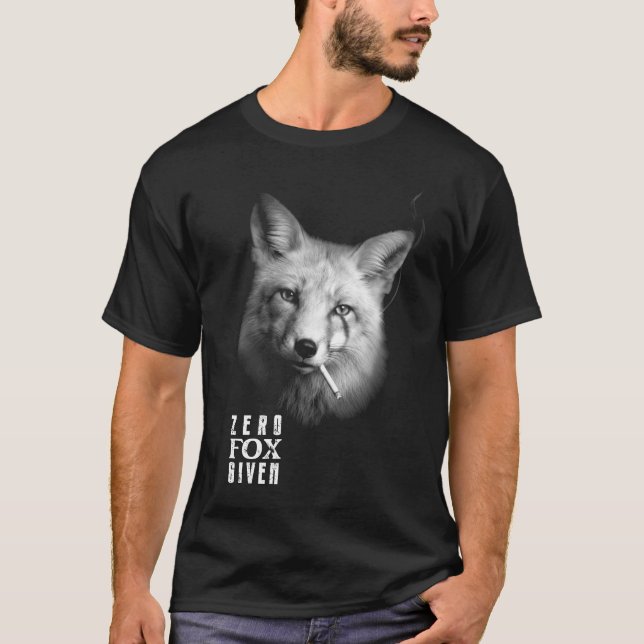 Noll Rävar Skiter T Shirt (Framsida)