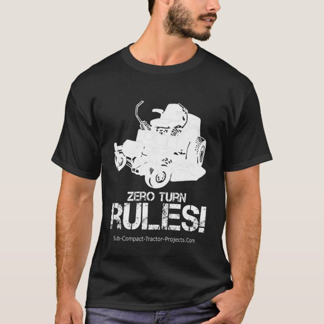 Noll sväng Regler! T Shirt (Framsida)